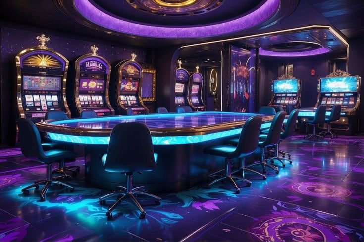 Layar bonus Mega Moolah menampilkan fitur khusus dengan animasi dan simbol pembayaran tinggi